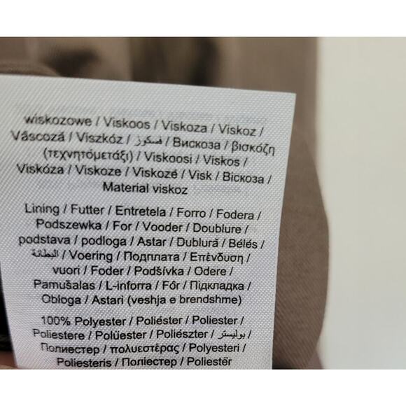 Noisy May Women's Blazer size Medium Light Grey Milla Lapel Collar Back Slit #16 - Picture 5 of 7